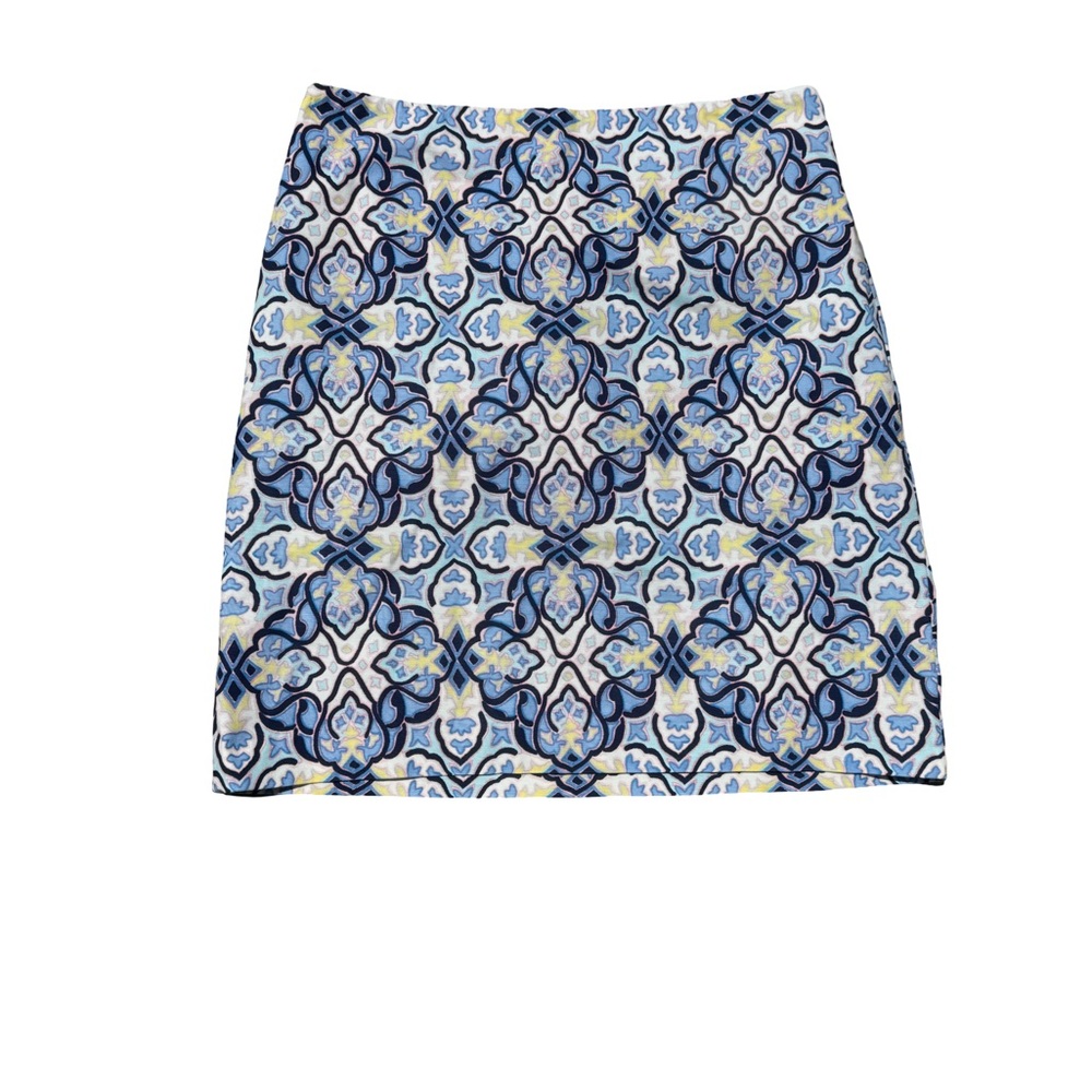 Talbots Multi colored Geometric Pencil Skirt - Size 8